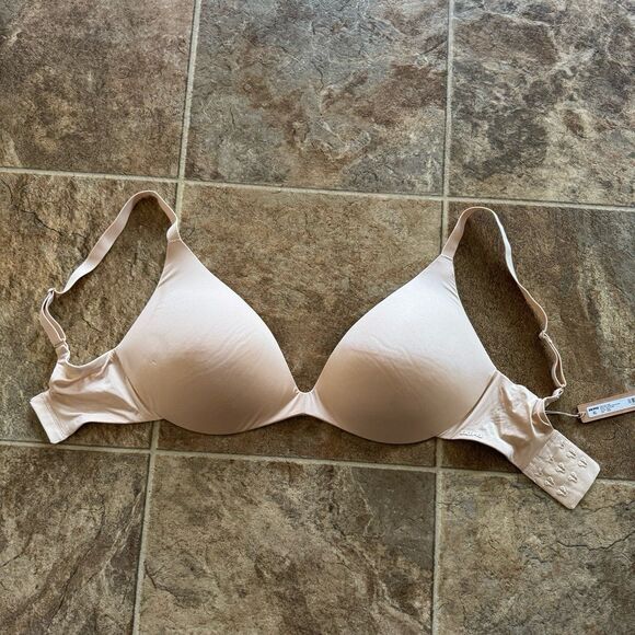 Skims Wireless Super Push-up Bra Sand Size 32DDD - Picture 1 of 7